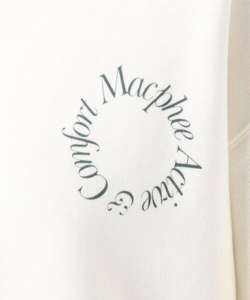 TOMORROWLAND （トゥモローランド）の「コットンジャージー クルーネックプルオーバー（スウェット・レディース・ホワイト/ネイビー/バーガンディー・S）」の10枚目の写真