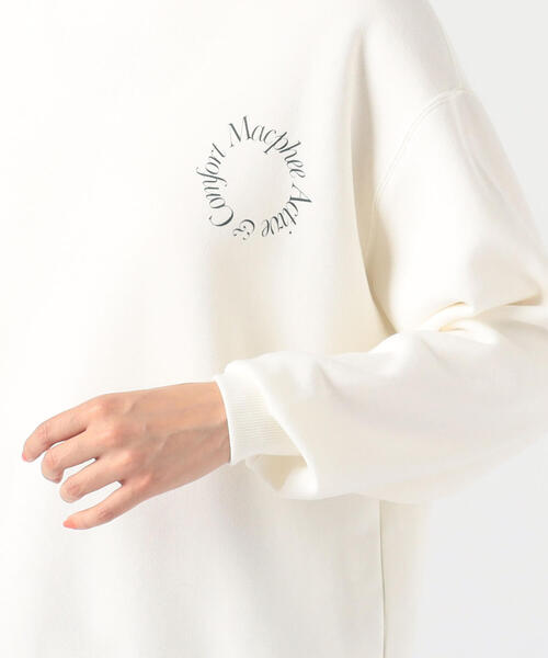 TOMORROWLAND （トゥモローランド）の「コットンジャージー クルーネックプルオーバー（スウェット・レディース・ホワイト/ネイビー/バーガンディー・S）」の12枚目の写真