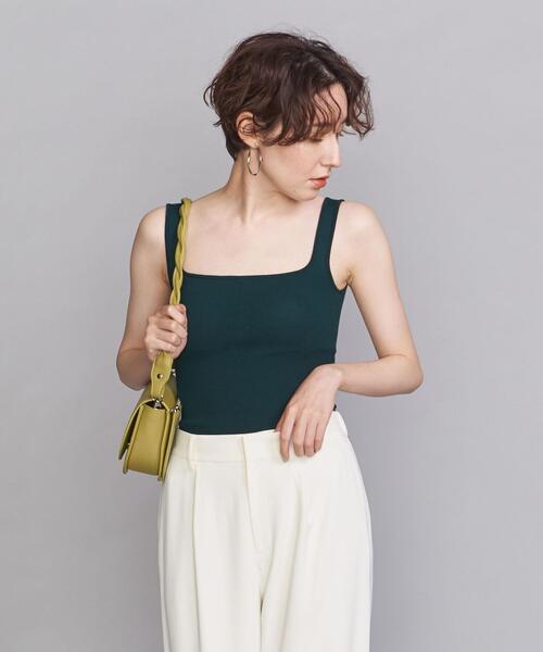 BEAUTY&YOUTH UNITED ARROWS（ビューティーアンドユースユナイテッドアローズ）の「BY ブラニットタンクトップ -ウォッシャブル-（タンクトップ・レディース・ダークグリーン/ダークブラウン/モカ・FREE）」の11枚目の写真