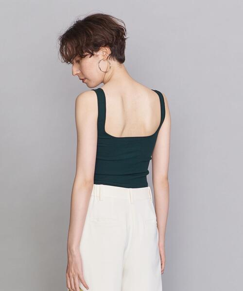 BEAUTY&YOUTH UNITED ARROWS（ビューティーアンドユースユナイテッドアローズ）の「BY ブラニットタンクトップ -ウォッシャブル-（タンクトップ・レディース・ダークグリーン/ダークブラウン/モカ・FREE）」の12枚目の写真