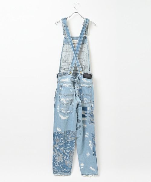 DIESEL(ディーゼル)の「DIESEL (ディーゼル) HARU SY JUMPSUITS デニムオーバーオール(サロペット/オーバーオール・レディース・サックスブルー・S/M/L)」の6枚目の写真