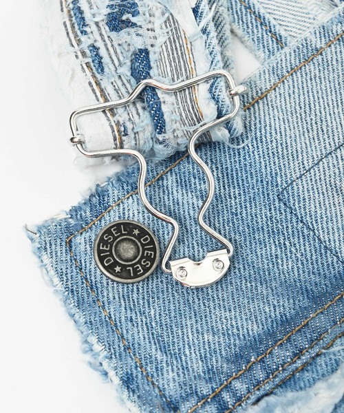 DIESEL(ディーゼル)の「DIESEL (ディーゼル) HARU SY JUMPSUITS デニムオーバーオール(サロペット/オーバーオール・レディース・サックスブルー・S/M/L)」の11枚目の写真
