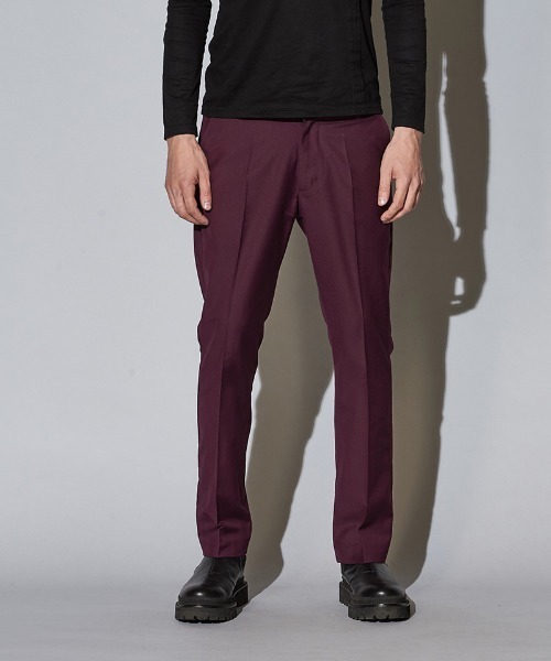 NO ID.（ノーアイディ）の「mp9133-フレアパンツ（スラックス・メンズ・グリーン/パープル/ブラック・2/1/3）」の9枚目の写真