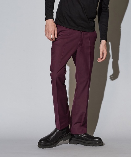 NO ID.（ノーアイディ）の「mp9133-フレアパンツ（スラックス・メンズ・グリーン/パープル/ブラック・2/1/3）」の11枚目の写真