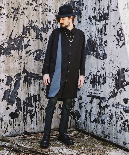 NO ID.（ノーアイディ）の「mp9133-フレアパンツ（スラックス・メンズ・グリーン/パープル/ブラック・2/1/3）」の17枚目の写真