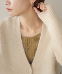 スライドチェーンハーフムーンネックレス