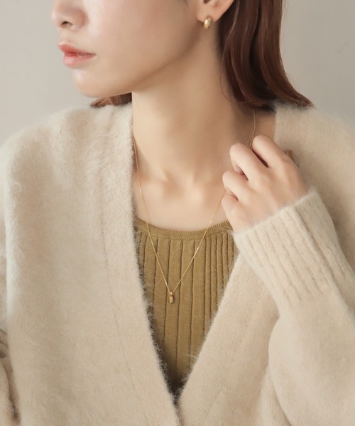 rapiecage（ラピエサージュ）の「スライドチェーンハーフムーンネックレス（ネックレス・レディース・ゴールド/シルバー・FREE）」の5枚目の写真