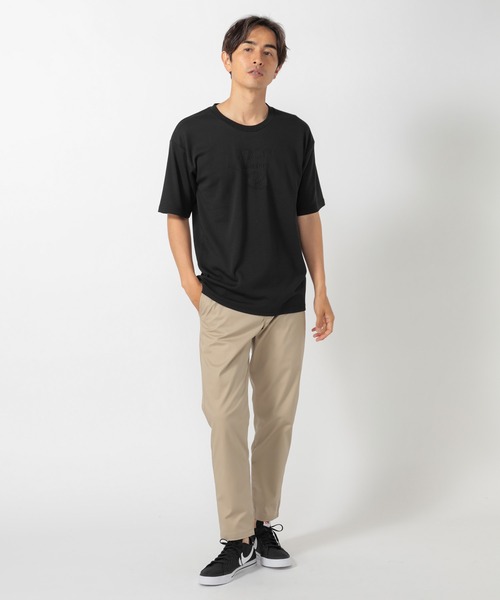 UNION STATION（ユニオンステーション）の「エンボスプリントTシャツ（Tシャツ/カットソー・メンズ・ホワイト/ブラック・M/LL/L）」の4枚目の写真