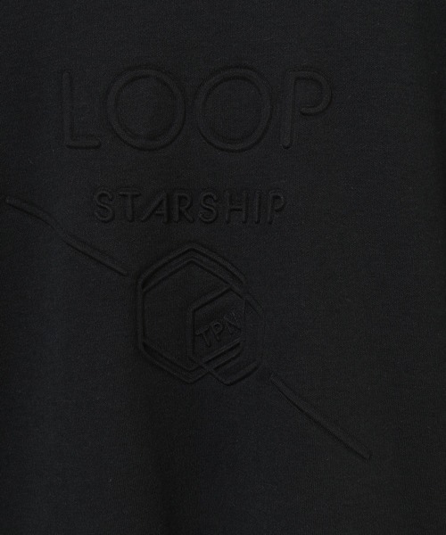 UNION STATION（ユニオンステーション）の「エンボスプリントTシャツ（Tシャツ/カットソー・メンズ・ホワイト/ブラック・M/LL/L）」の12枚目の写真