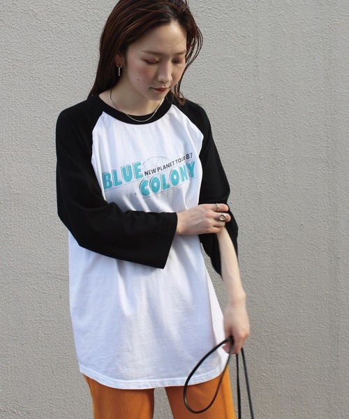 GOOD ROCK SPEED（グッドロックスピード）の「ツアーバックプリント ラグランTシャツ（Tシャツ/カットソー・レディース・ホワイト・FREE）」の6枚目の写真