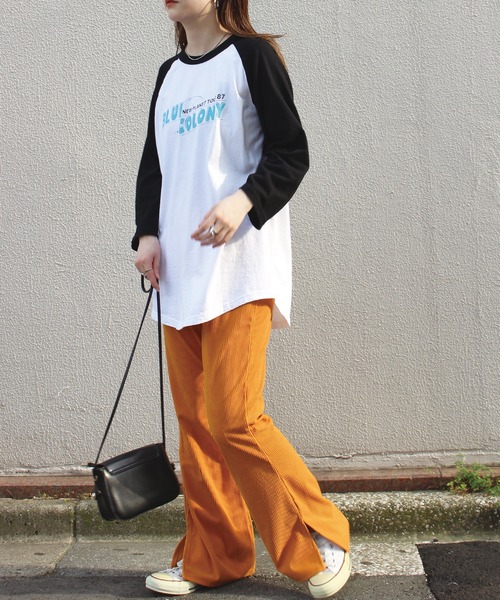 GOOD ROCK SPEED（グッドロックスピード）の「ツアーバックプリント ラグランTシャツ（Tシャツ/カットソー・レディース・ホワイト・FREE）」の8枚目の写真