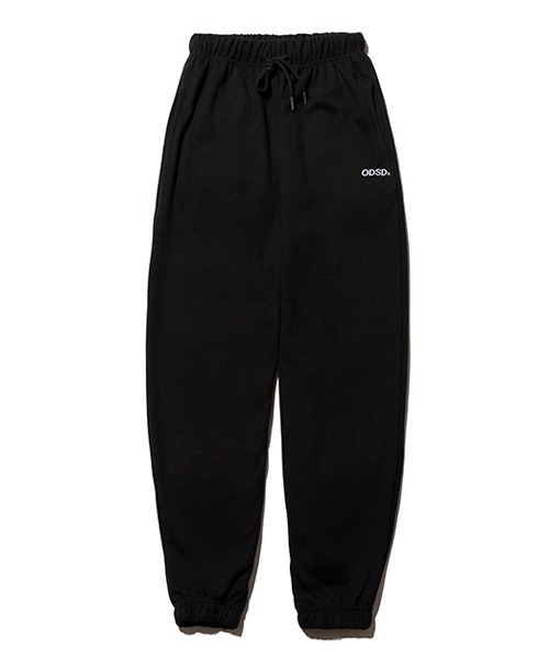 ODD STUDIO(オッドスタジオ)の「【ODD STUDIO】ODSD JOGGER PANTS / オッドスタジオ ODSD ワンポイント ロゴ ジョガー スウェットパンツ(スウェットパンツ・レディース・ブラック/グレー/オートミール・MEDIUM/LARGE)」の8枚目の写真