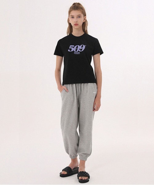 ODD STUDIO(オッドスタジオ)の「【ODD STUDIO】ODSD JOGGER PANTS / オッドスタジオ ODSD ワンポイント ロゴ ジョガー スウェットパンツ(スウェットパンツ・レディース・ブラック/グレー/オートミール・MEDIUM/LARGE)」の16枚目の写真