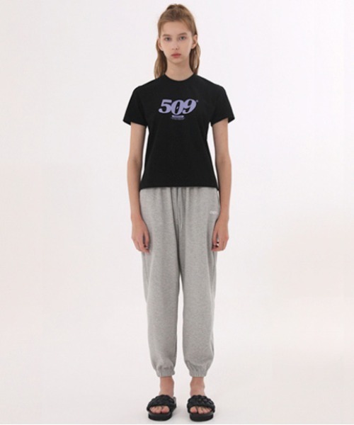 ODD STUDIO(オッドスタジオ)の「【ODD STUDIO】ODSD JOGGER PANTS / オッドスタジオ ODSD ワンポイント ロゴ ジョガー スウェットパンツ(スウェットパンツ・レディース・ブラック/グレー/オートミール・MEDIUM/LARGE)」の14枚目の写真