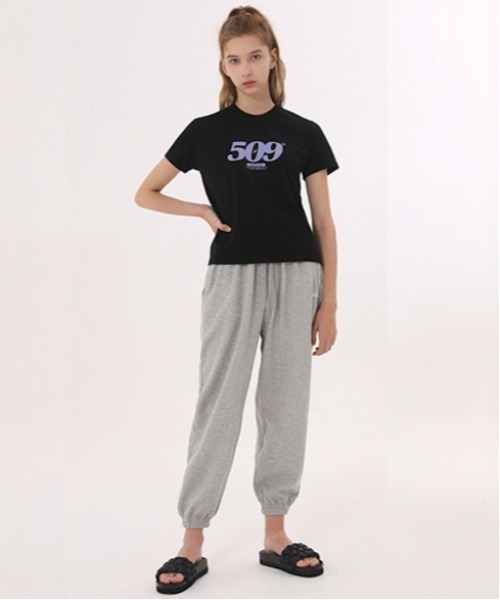 ODD STUDIO(オッドスタジオ)の「【ODD STUDIO】ODSD JOGGER PANTS / オッドスタジオ ODSD ワンポイント ロゴ ジョガー スウェットパンツ(スウェットパンツ・レディース・ブラック/グレー/オートミール・MEDIUM/LARGE)」の15枚目の写真