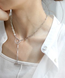 antiqua | 淡水パールチェーンネックレス(ネックレス)