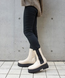 NOFALL | トラックソールミドルサイドゴアチェルシーブーツ(ブーツ)