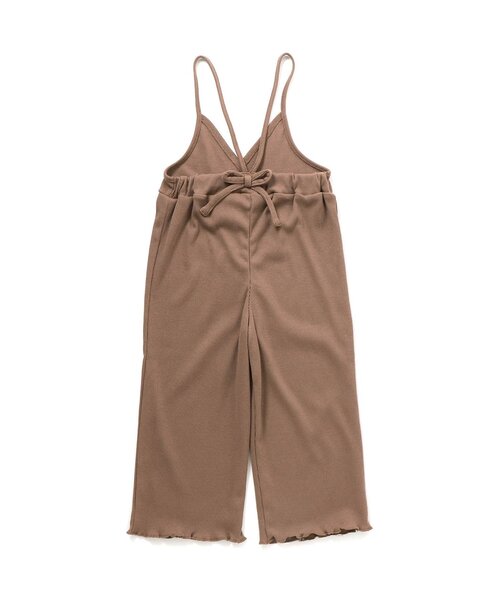 BREEZE（ブリーズ）の「リブオールインワン（つなぎ/オールインワン・キッズ・ブラック/ベージュ・90/100/110/120/130/140/150）」の3枚目の写真