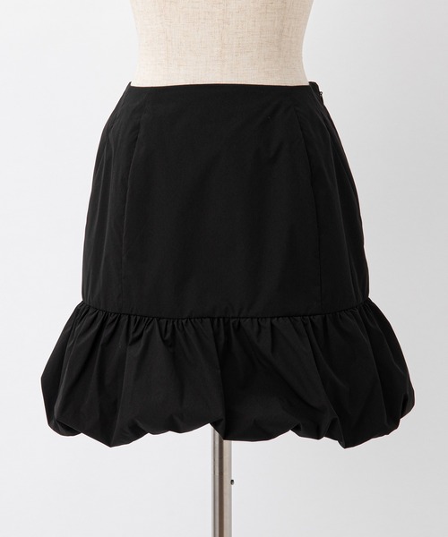 one after another NICE CLAUP(ワンアフターアナザーナイスクラップ)の「バルーンミニスカート(スカート・レディース・ブラック/アイボリー・FREE)」の6枚目の写真
