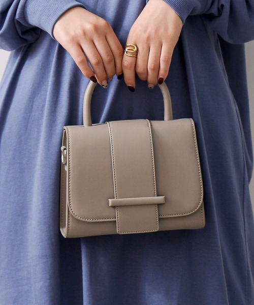 ALTROSE（アルトローズ）の「2WAYショルダーバッグ　[クレイ]（ショルダーバッグ・レディース・グレー/グリーン/ブラック/アイボリー/マスタード/パープル・FREE）」の3枚目の写真