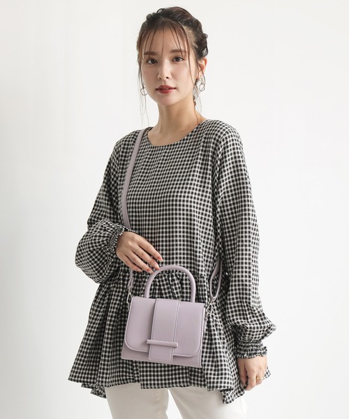 ALTROSE（アルトローズ）の「2WAYショルダーバッグ　[クレイ]（ショルダーバッグ・レディース・グレー/グリーン/ブラック/アイボリー/マスタード/パープル・FREE）」の14枚目の写真