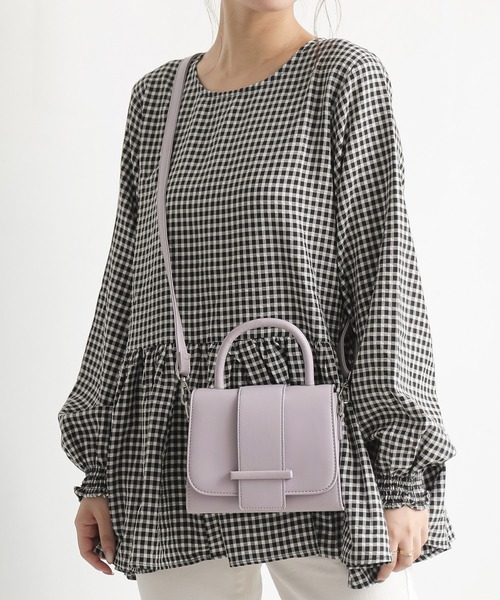 ALTROSE（アルトローズ）の「2WAYショルダーバッグ　[クレイ]（ショルダーバッグ・レディース・グレー/グリーン/ブラック/アイボリー/マスタード/パープル・FREE）」の17枚目の写真