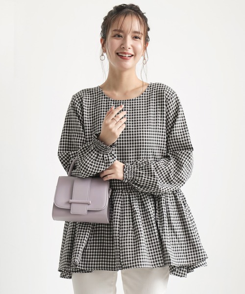 ALTROSE（アルトローズ）の「2WAYショルダーバッグ　[クレイ]（ショルダーバッグ・レディース・グレー/グリーン/ブラック/アイボリー/マスタード/パープル・FREE）」の18枚目の写真