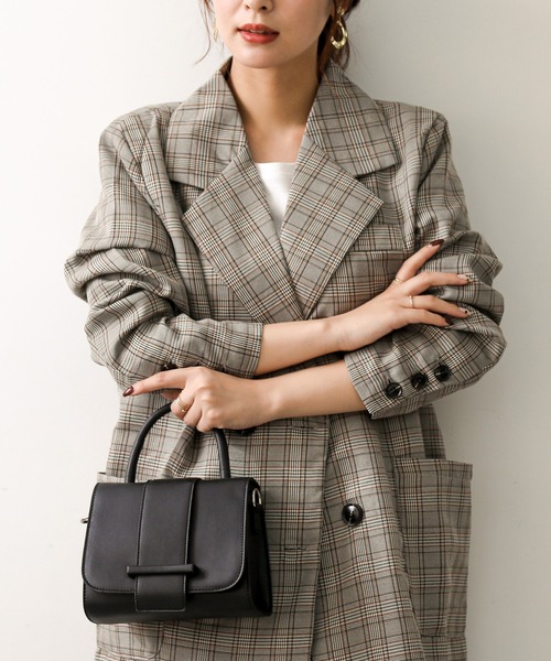 ALTROSE（アルトローズ）の「2WAYショルダーバッグ　[クレイ]（ショルダーバッグ・レディース・グレー/グリーン/ブラック/アイボリー/マスタード/パープル・FREE）」の7枚目の写真