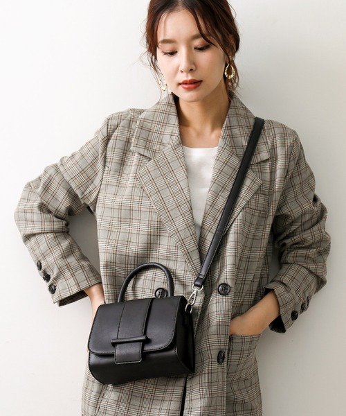 ALTROSE（アルトローズ）の「2WAYショルダーバッグ　[クレイ]（ショルダーバッグ・レディース・グレー/グリーン/ブラック/アイボリー/マスタード/パープル・FREE）」の8枚目の写真