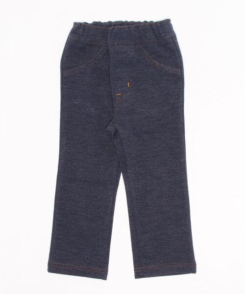 LB CLUB(エルビークラブ)の「ストレッチデニムカットツイル(デニムパンツ・キッズ・ネイビー・90/100/110/120/130)」の1枚目の写真
