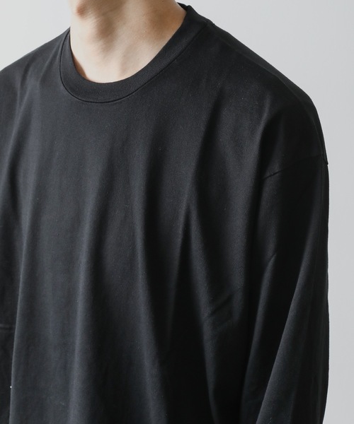 KAZUYUKI KUMAGAI ATTACHMENT(カズユキクマガイアタッチメント)の「COTTON JERSEY CREWNECK T-SHIRT(Tシャツ/カットソー・メンズ・ブラック/ブラウン/ホワイト/ピンク系その他・1/2/3)」の9枚目の写真