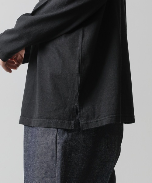 KAZUYUKI KUMAGAI ATTACHMENT(カズユキクマガイアタッチメント)の「COTTON JERSEY CREWNECK T-SHIRT(Tシャツ/カットソー・メンズ・ブラック/ブラウン/ホワイト/ピンク系その他・1/2/3)」の10枚目の写真