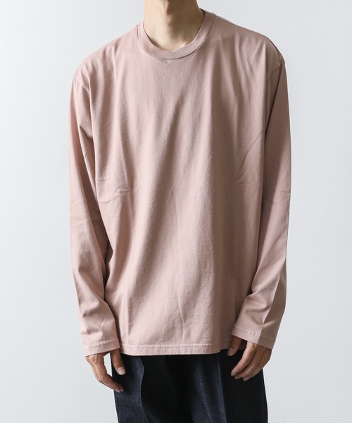KAZUYUKI KUMAGAI ATTACHMENT(カズユキクマガイアタッチメント)の「COTTON JERSEY CREWNECK T-SHIRT(Tシャツ/カットソー・メンズ・ブラック/ブラウン/ホワイト/ピンク系その他・1/2/3)」の17枚目の写真