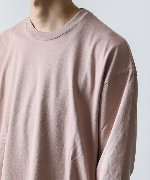 KAZUYUKI KUMAGAI ATTACHMENT(カズユキクマガイアタッチメント)の「COTTON JERSEY CREWNECK T-SHIRT(Tシャツ/カットソー・メンズ・ブラック/ブラウン/ホワイト/ピンク系その他・1/2/3)」の21枚目の写真