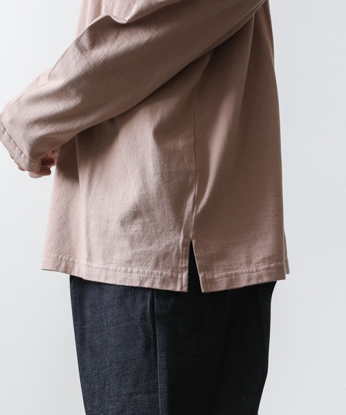 KAZUYUKI KUMAGAI ATTACHMENT(カズユキクマガイアタッチメント)の「COTTON JERSEY CREWNECK T-SHIRT(Tシャツ/カットソー・メンズ・ブラック/ブラウン/ホワイト/ピンク系その他・1/2/3)」の22枚目の写真