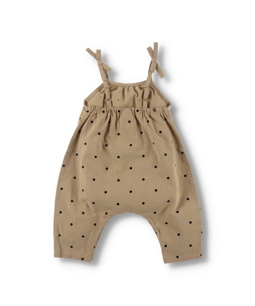 BRANSHES（ブランシェス）の「ドット柄サロペット（その他ベビーウェア・キッズ・ベージュ・70cm/80ｃｍ）」の4枚目の写真