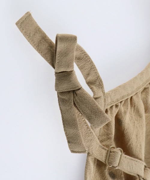 BRANSHES（ブランシェス）の「ドット柄サロペット（その他ベビーウェア・キッズ・ベージュ・70cm/80ｃｍ）」の5枚目の写真