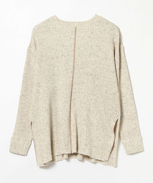B:MING by BEAMS(ビーミングバイビームス)の「B:MING by BEAMS / ネップ リブ Vネック プルオーバー(ニット/セーター・レディース・チャコールグレー/ベージュ/ナチュラル・ONE SIZE)」の18枚目の写真
