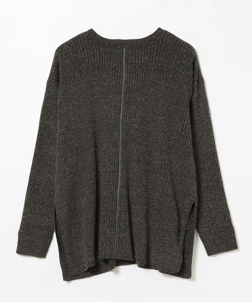 B:MING by BEAMS(ビーミングバイビームス)の「B:MING by BEAMS / ネップ リブ Vネック プルオーバー(ニット/セーター・レディース・チャコールグレー/ベージュ/ナチュラル・ONE SIZE)」の20枚目の写真