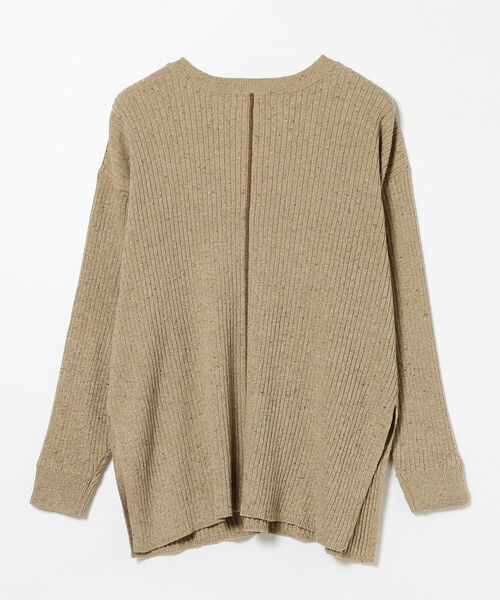 B:MING by BEAMS(ビーミングバイビームス)の「B:MING by BEAMS / ネップ リブ Vネック プルオーバー(ニット/セーター・レディース・チャコールグレー/ベージュ/ナチュラル・ONE SIZE)」の22枚目の写真