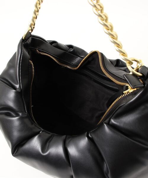 ASH（アッシュ）の「【OTTAVIA】チェーントートバッグ（トートバッグ・レディース・ブラック/アイボリー・ONE SIZE）」の5枚目の写真