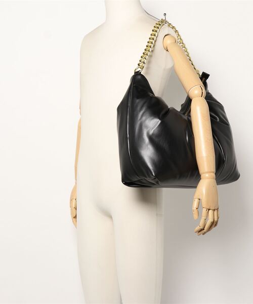 ASH（アッシュ）の「【OTTAVIA】チェーントートバッグ（トートバッグ・レディース・ブラック/アイボリー・ONE SIZE）」の6枚目の写真