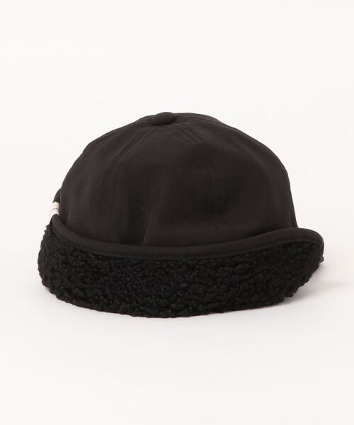 GRIN BUDDY（グリンバディ）の「【GRIN BUDDY/グリンバディ】【キッズ】耳当て付きフライトキャップ/Bomb Boa Flight Cap（キャップ・キッズ・ブラック/ベージュ・54/52）」の3枚目の写真