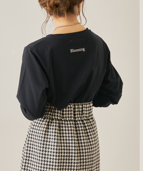 Chico（チコ）の「フロッキーロゴロンT（Tシャツ/カットソー・レディース・ブラウン/ブラック/ライトベージュ/ホワイト・FREE）」の16枚目の写真