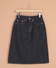 OMNIGOD オムニゴッド 12oz 甘織デニム ギャザースカート OMNIGOD - 甘織デニムギャザースカート USED加工（57-147C