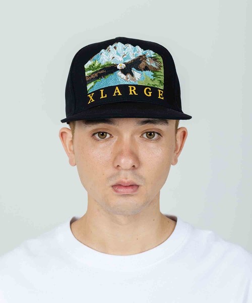 XLARGE（エクストララージ）の「LAKE CAP（キャップ・メンズ・ブラック/ネイビー/ブラウン・ONE SIZE）」の5枚目の写真
