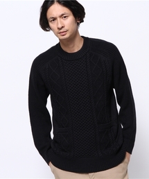 CIAOPANIC | 【Ciaopanic】アラン柄ポケット付きC/N(ニット/セーター)