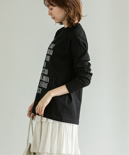 NOBLE [RITA JEANS TOKYO】ロゴTシャツ Noble（ノーブル）の「【RITA JEANS TOKYO】別注 ロングロゴTシャツ