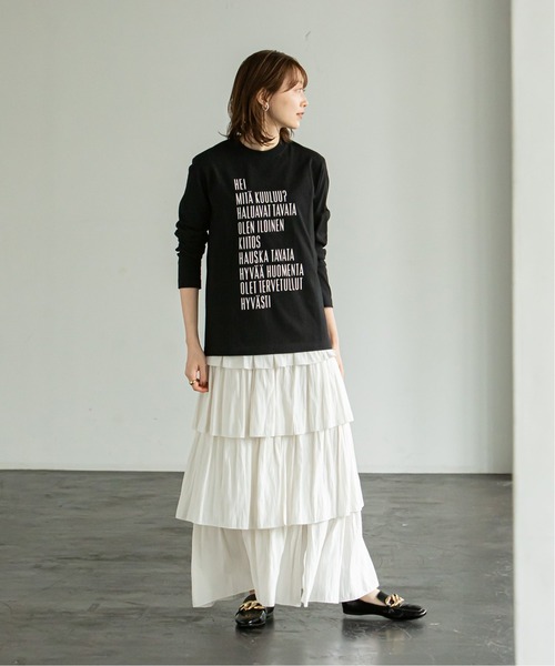 NOBLE [RITA JEANS TOKYO】ロゴTシャツ Noble（ノーブル）の「【RITA JEANS TOKYO】別注 ロングロゴTシャツ