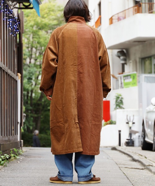 ROOPTOKYO（ループトウキョウ）の「DAN RIVER/ダンリバー 50S SWING LONG COAT ロングコート ステンカラーコート（ステンカラーコート・メンズ・ブラック/ブラウン/モカ・M/L）」の7枚目の写真